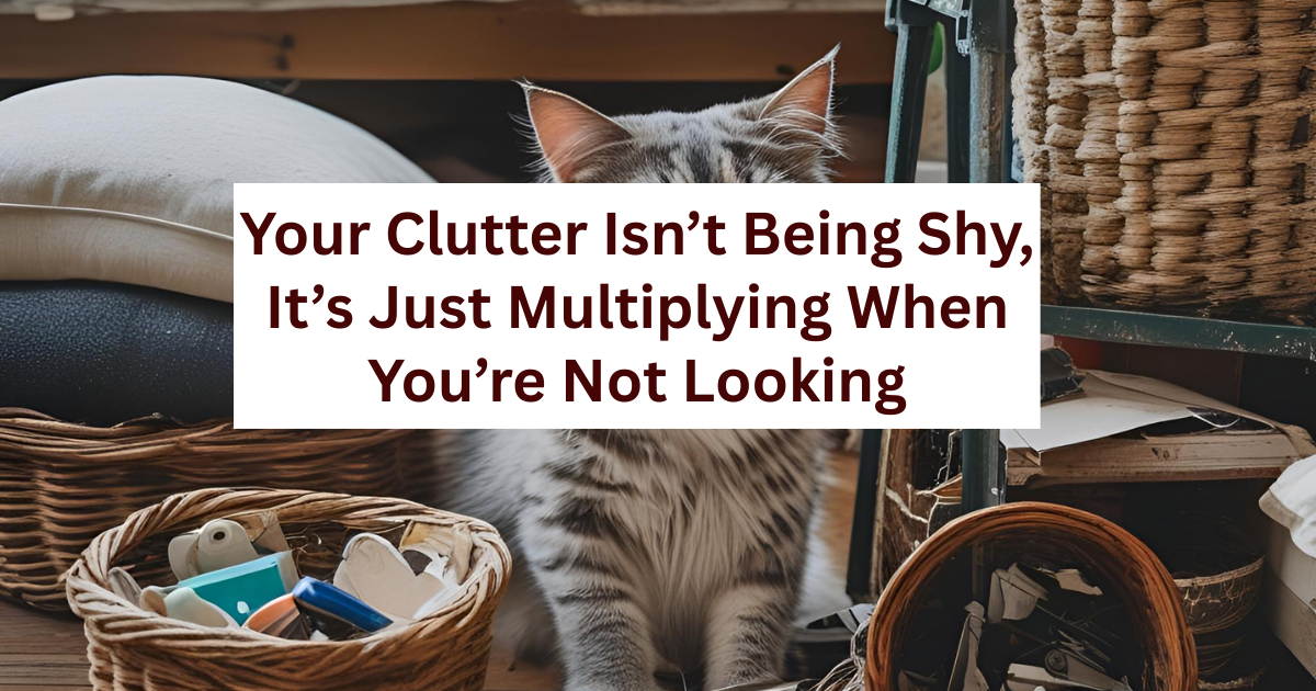 Your Clutter Isn’t Being Shy, It’s Just Multiplying When You’re Not Looking 