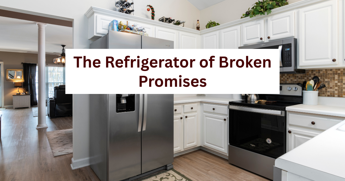The Refrigerator of Broken Promises –  Why you need to Declutter the fridge!