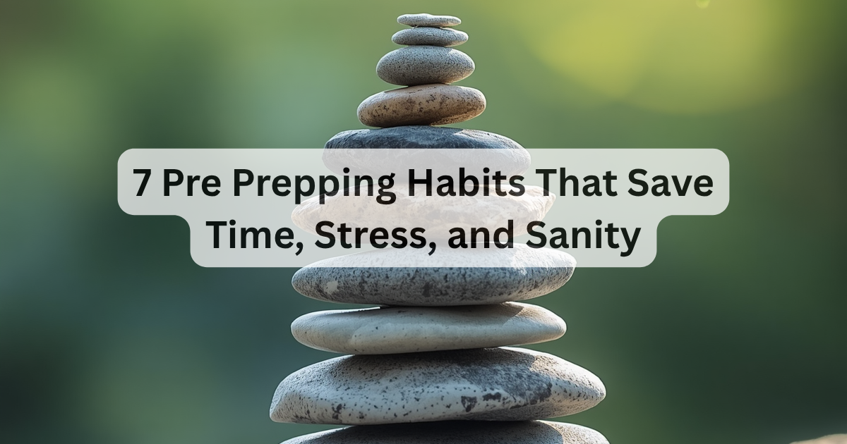7 Pre Prepping Habits That Save Time, Stress, and Sanity 