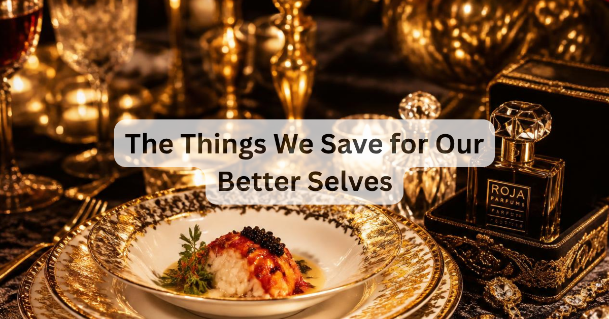 The Things We Save for Our Better Selves